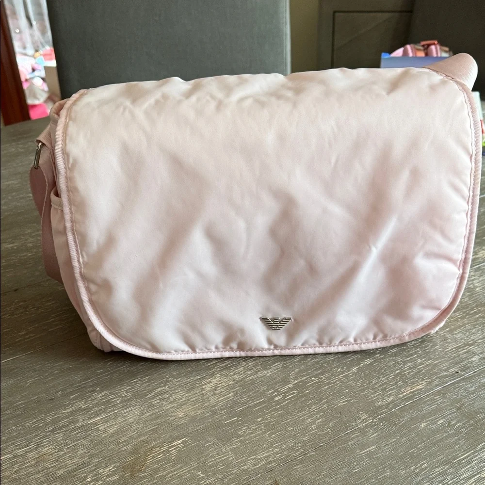 Emporio Armani Soft Pink Baby Bag